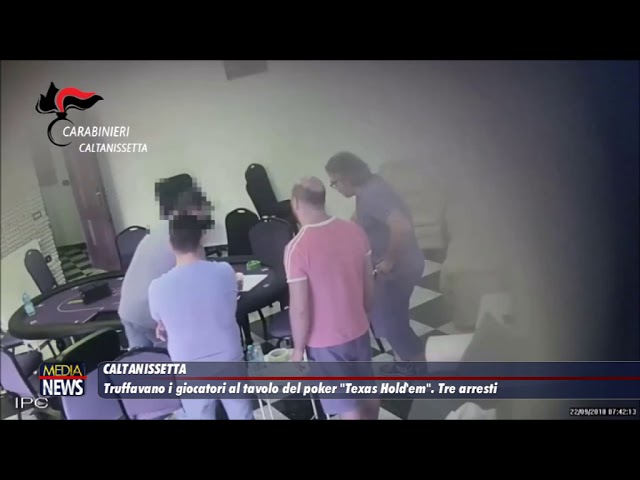 Caltanissetta. Truffavano i giocatori al tavolo del poker “Texas Hold’em”. Tre arresti