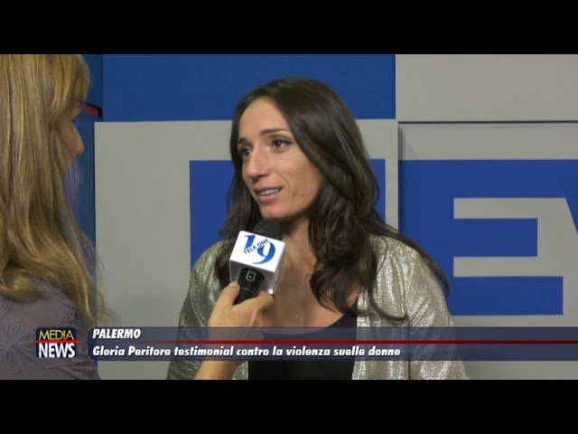 Gloria Peritore testimonial contro la violenza sulle donne