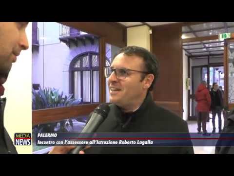 Palermo. Incontro con l’assessore all’Istruzione Roberto Lagalla