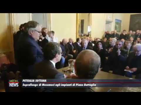 Petralia Sottana. Sopralluogo del presidente della Regione