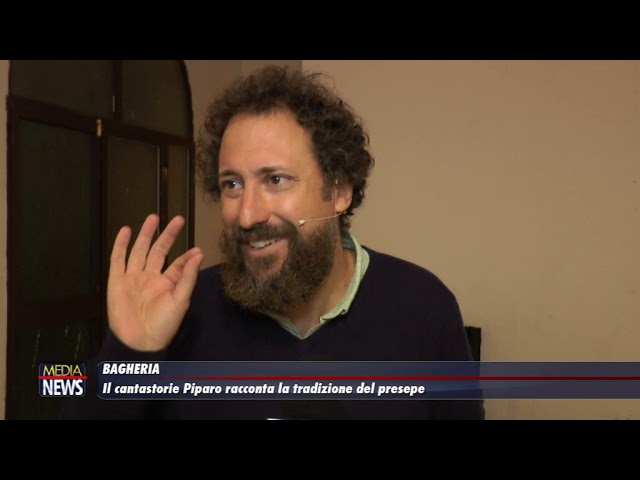 Bagheria. Il cuntastorie Piparo racconta la tradizione del presepe