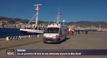 Messina. Con un preavviso di un’ ora, attraccata al porto la Alan Kurdi