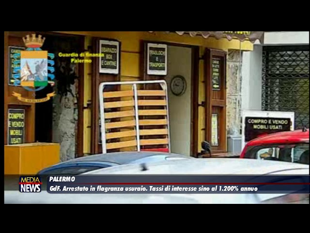 Palermo. Arrestato in flagranza usuraio. Tassi di interesse fino al 1.200% annui