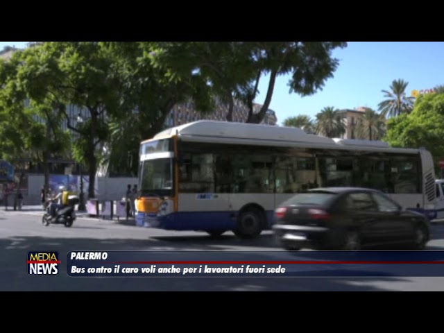Palermo. Bus contro il caro voli anche per i lavoratori fuori sede