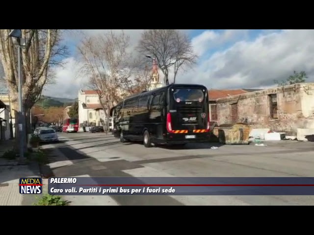 Palermo. Bus contro il caro voli, partiti i primi mezzi per Milano e Roma