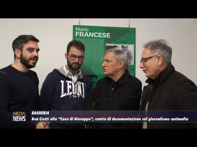 Bagheria. Don Ciotti in visita alla “Casa di Giuseppe”