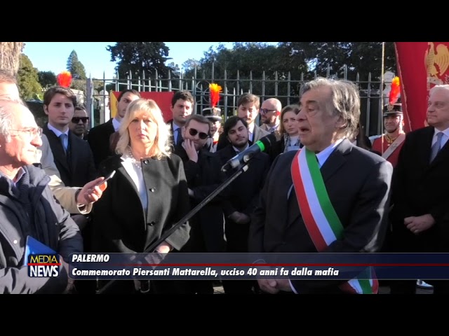 Palermo. Commemorato Piersanti Mattarella, assassinato 40 anni fa