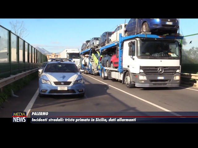 Palermo. Incidenti stradali, triste primato in Sicilia: dati allarmanti