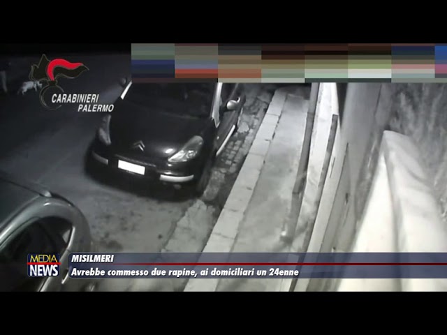Accusato di essere un rapinatore seriale, giovane arrestato a Milmeri