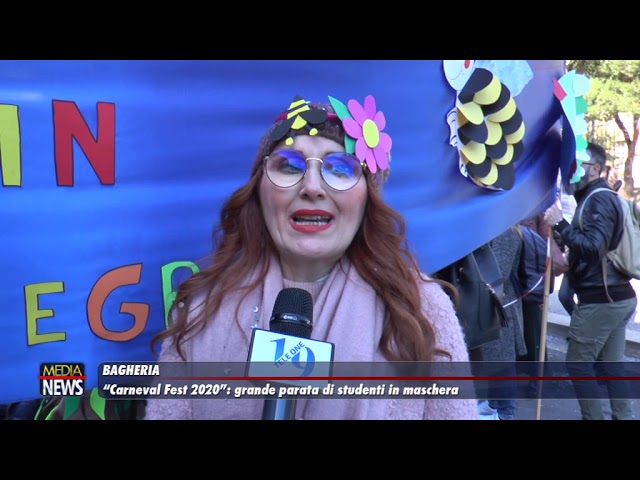 Bagheria. “Carneval Fest 2020”: grande parata di studenti in maschera