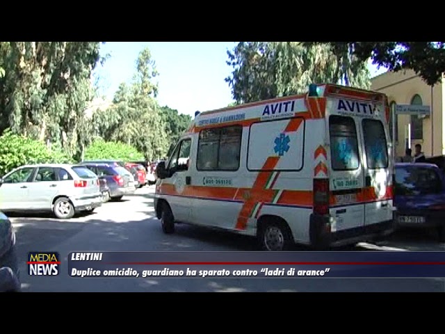 Lentini. Duplice omicidio: guardiano ha sparato contro “ladri di arance”