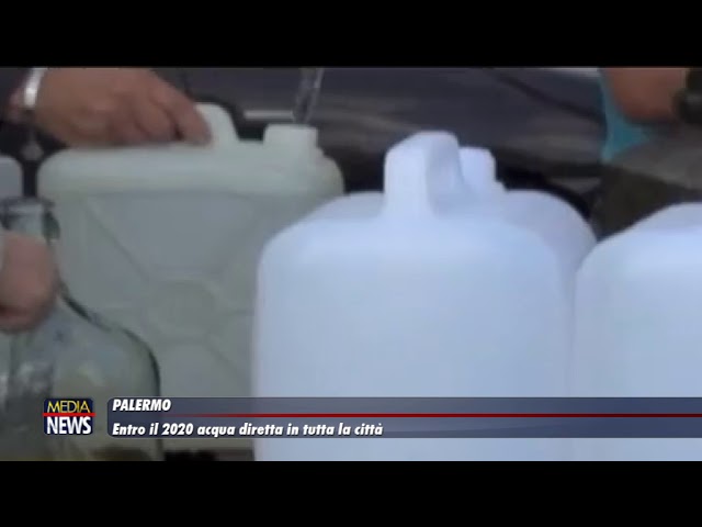 Palermo. Entro il 2020 acqua diretta in tutta la città