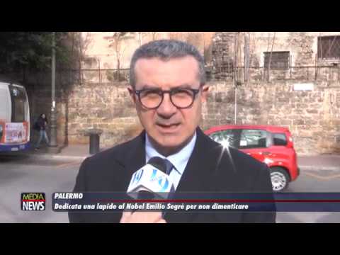 A Palermo dedicata una lapide al Premio Nobel Emilio Segrè