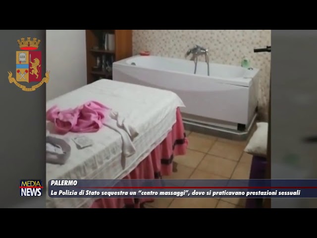Palermo. La polizia di Stato sequestra un centro massaggi