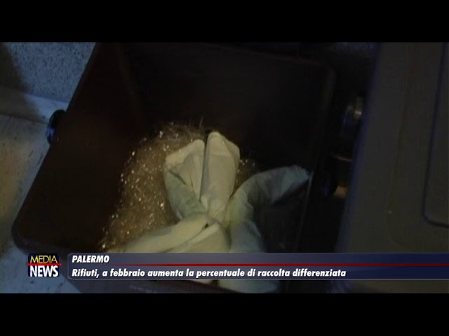 Palermo. Rifiuti, a febbraio aumenta la percentuale di raccolta differenziata