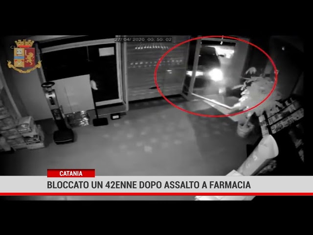 Catania. Bloccato un 42 enne dopo assalto a farmacia
