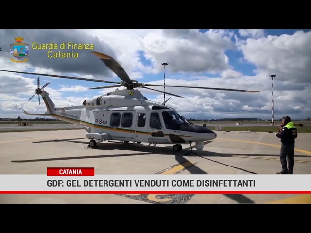 Catania. GdF: gel detergenti venduti come disinfettanti
