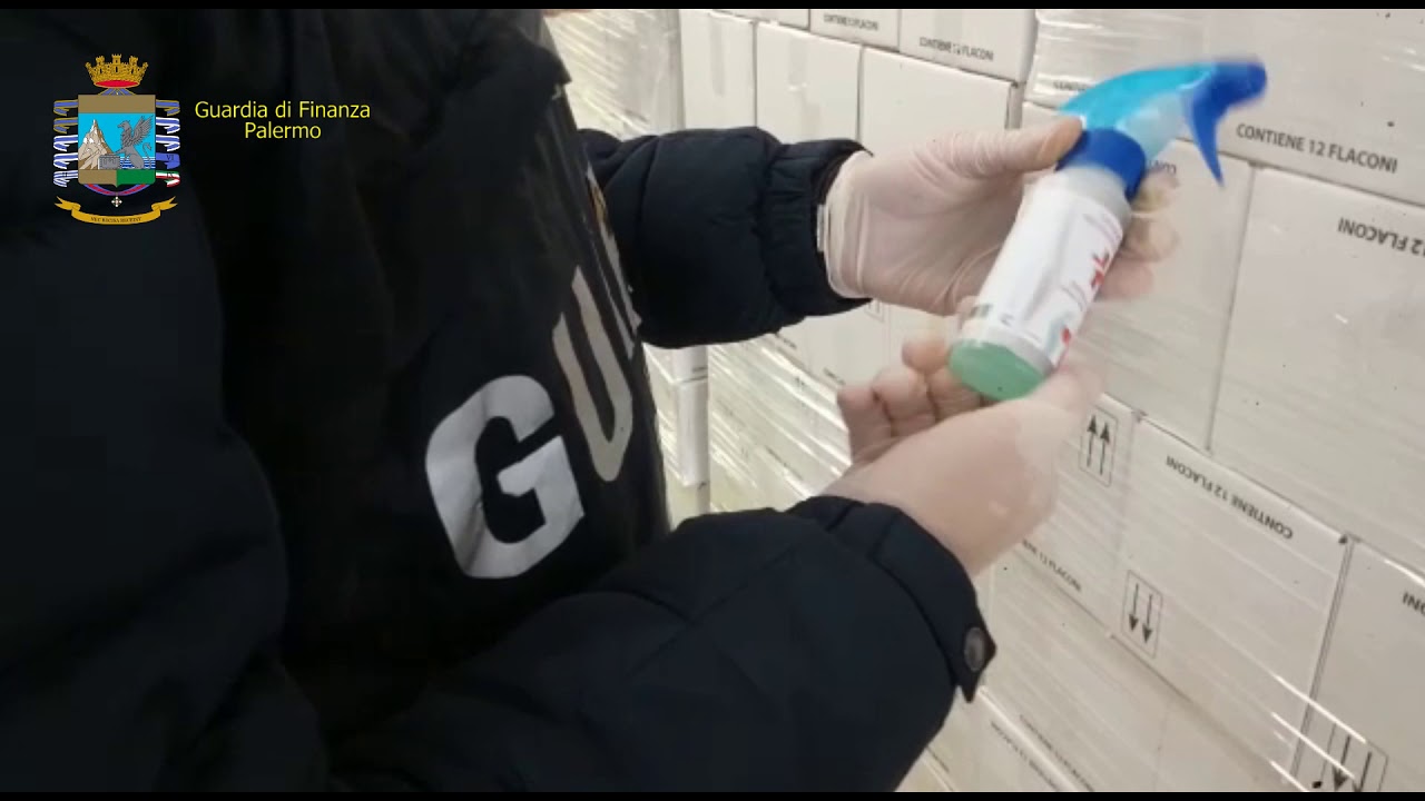 CONTROLLI COVID19 E SICUREZZA PRODOTTI: SEQUESTRATI OLTRE 19.000 FLACONI DI GEL IGIENIZZANTE.