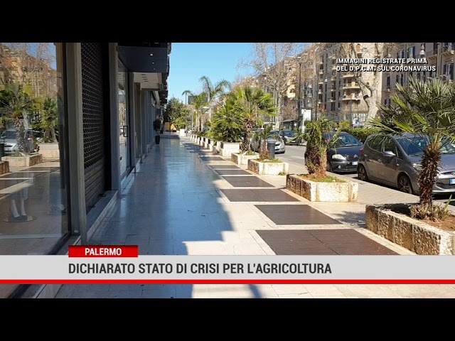 Dichiarato lo stato di crisi per l’agricoltura