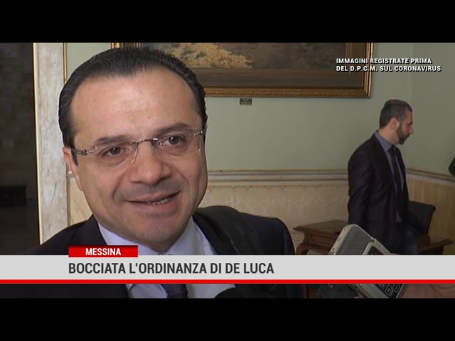 Messina. Bocciata l’ordinanza di De Luca