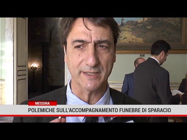 Messina. Polemiche sull’accompagnamento funebre di Sparacio