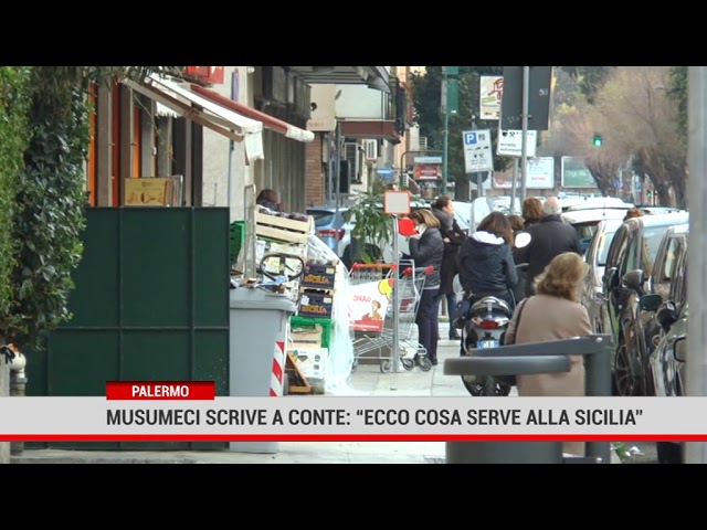 Musumeci scrive a Conte: “Ecco cosa serve alla Sicilia per ripartire”