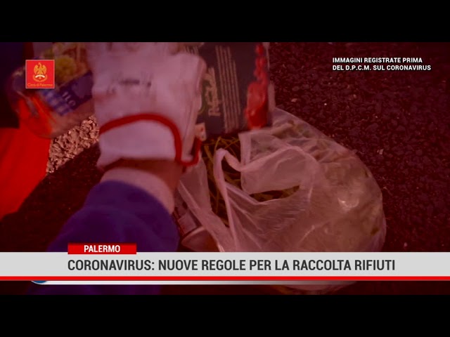 Palermo. Coronavirus: nuove regole per la raccolta rifiuti