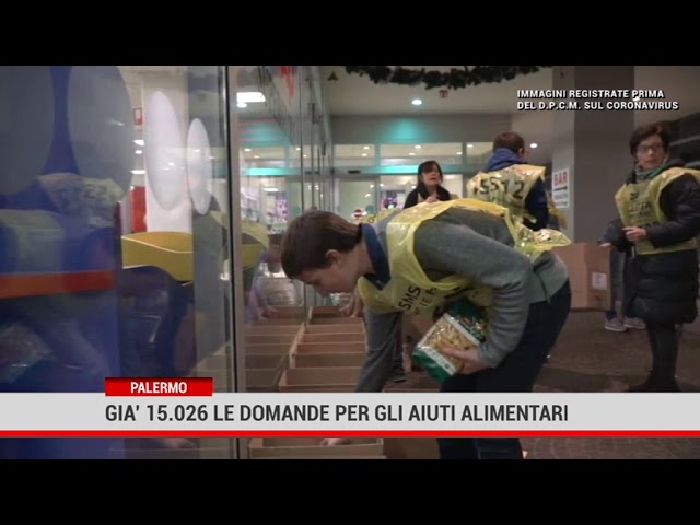 Palermo. Già 15.026 le domande per gli aiuti alimentari