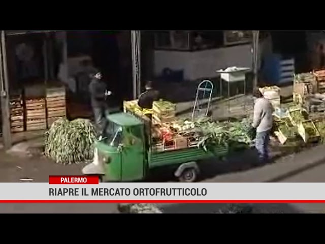 Palermo. Riapre il mercato ortofrutticolo