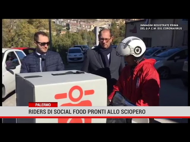 Palermo. Riders di social food pronti allo sciopero