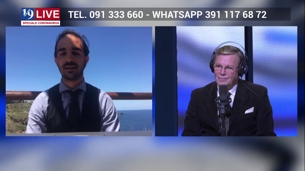 TONINO BASILE IMPRENDITORE USTICA IN DIRETTA TV SU TELE ONE IN 19 LIVE