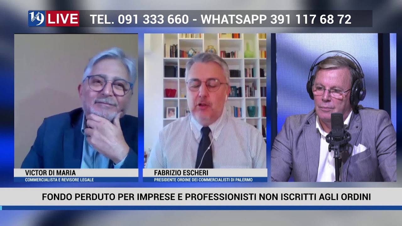 19 LIVE CONTRIBUTO A FONDO PERDUTO PER IMPRESE E PROFESSIONISTI NON ISCRITTI AGLI ORDINI