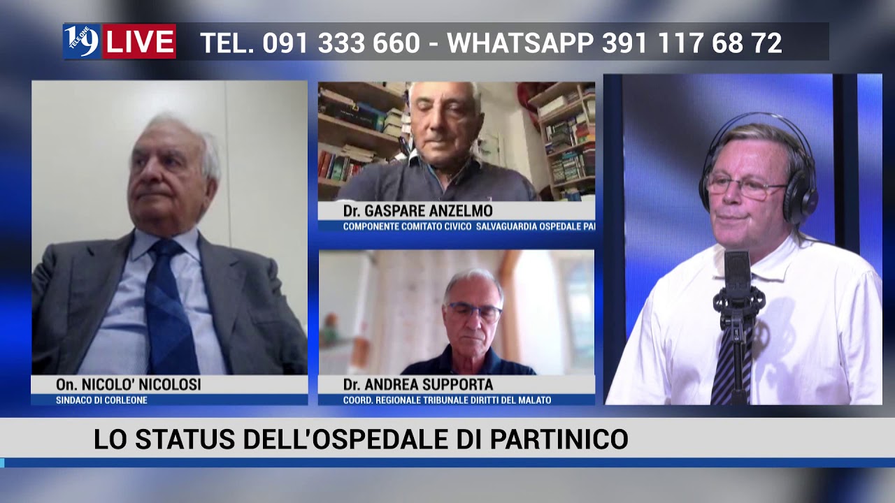 19LIVE LO STATUS DELL’OSPEDALE DI PARTINICO
