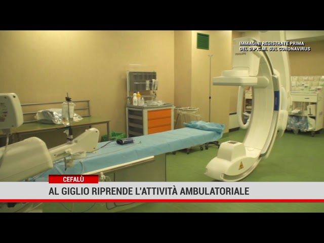 Cefalù. Al Giglio riprende l’attività ambulatoriale .