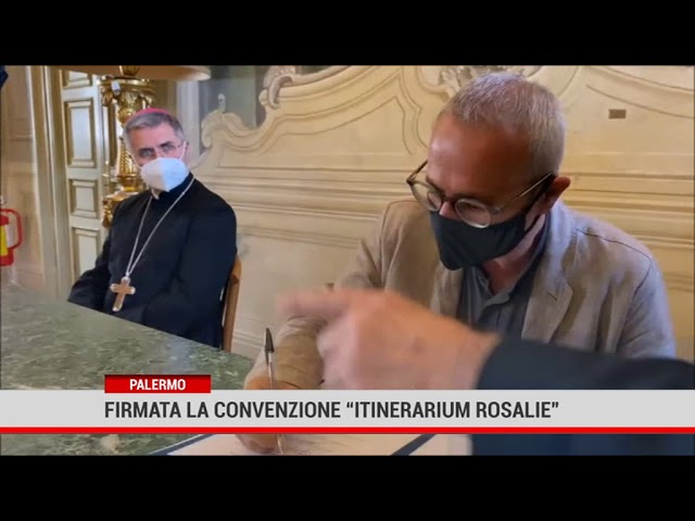 Palermo. Firmata la convenzione ” Itinerarium Rosaliae”