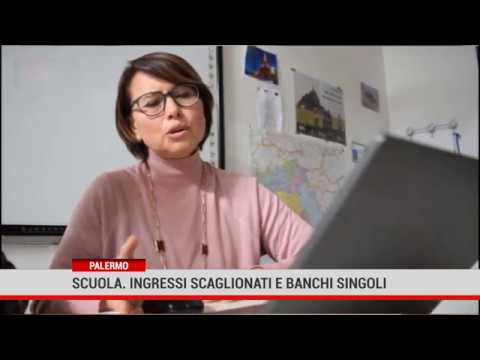 Palermo. Scuola. Ingressi scaglionati e banchi singoli