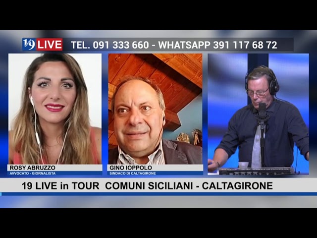 #19LIVE in TOUR – COMUNI SICILIANI – #CALTAGIRONE con il Sindaco @GinoIoppolo