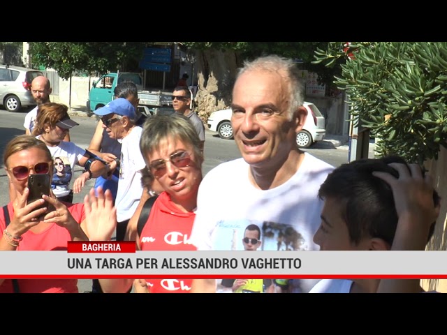 Bagheria. Una targa per Alessandro Vaghetto