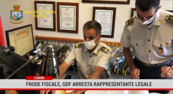 Carini. Frode fiscale, Gdf arresta rappresentante legale