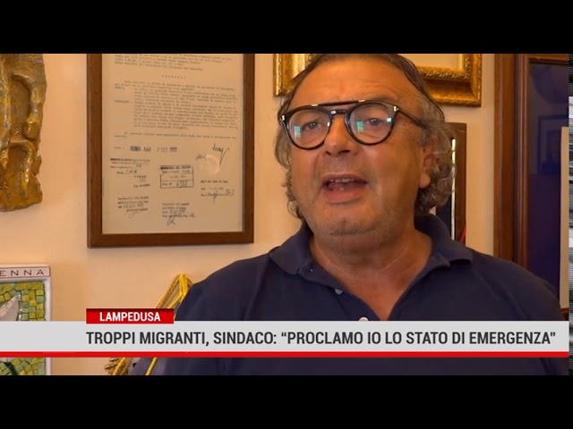 Lampedusa.Troppi migranti, sindaco “Proclamo io lo stato di emergenza”