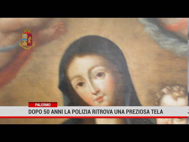 Palermo. A 50 anni dalla scomparsa la polizia ritrova una preziosa tela