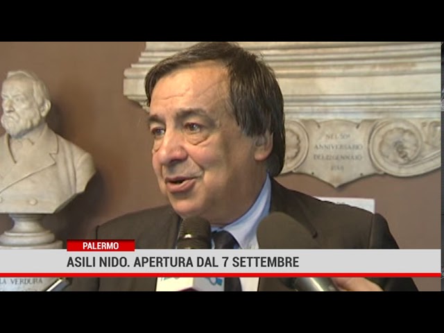 Palermo. Asili nido. Apertura dal 7 settembre