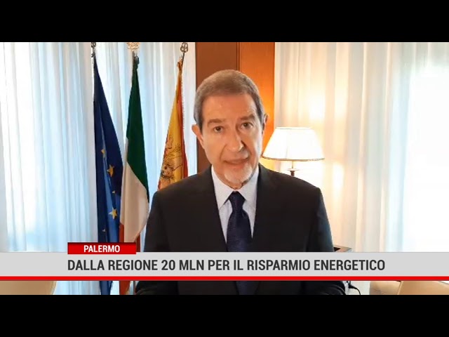 Palermo. Dalla Regione 20 milioni per risparmio energetico