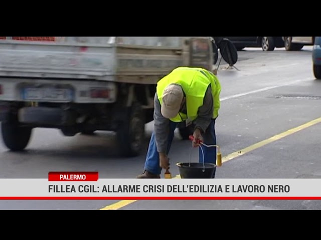Palermo. Fillea Cgil: crisi dell’edilizia e lavoro nero