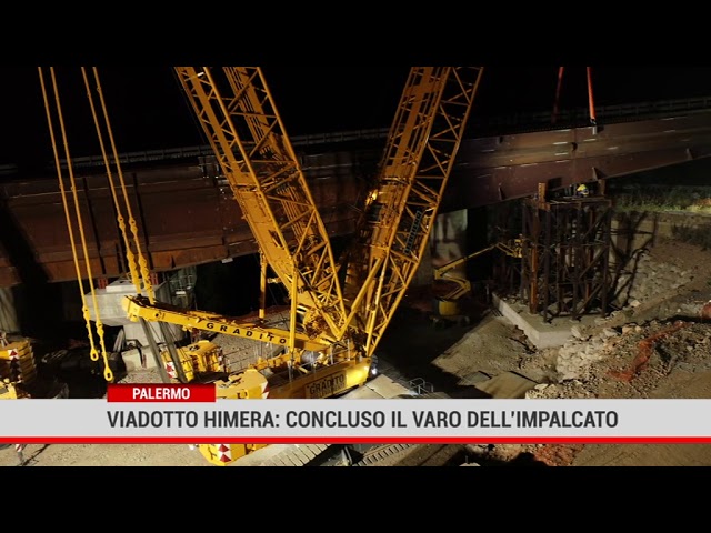 Palermo. Viadotto Himera: concluso il varo dell’impalcato