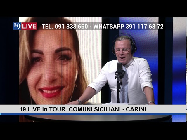 19LIVE IN TOUR COMUNI SICILIANI CARINI