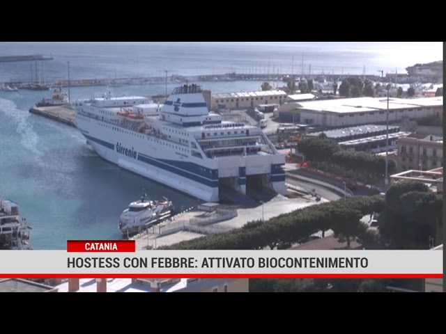 Catania. Hostess con febbre: attivato biocontenimento