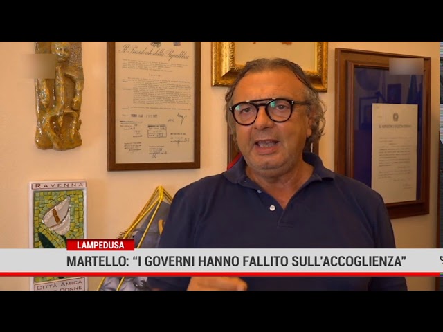 Lampedusa. Martello: ” i governi hanno fallito sull’accoglienza “