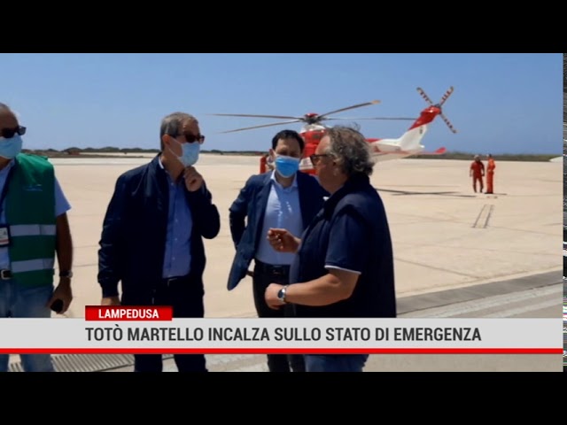 Lampedusa. Totò Martello incalza sullo stato di emergenza
