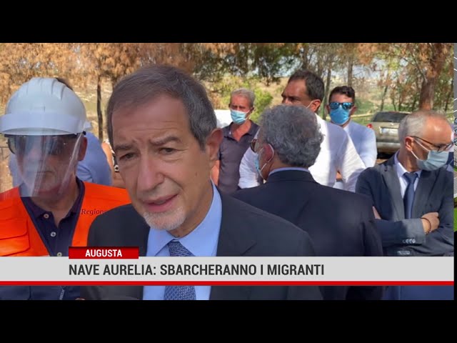 Nave Aurelia. Sbloccata la situazione. I migranti saranno portati fuori dalla provincia aretusea